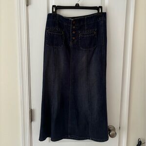 Gap Jean Skirt - midi length, like new
